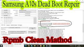 Samsung A10s MTK Port Only Dead Boot Repair Rpmb Clean prosess