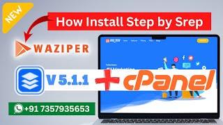 Waziper 5.1 Installation in Cpanle step by step | waziper install cpanel | Waziper 5.1.1