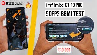 Infinix GT 10 Pro 90FPS Pubg Test, Heating and Battery Test | 90FPS Gaming Under 20,000 