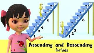 Ascending and Descending | Kids Learning Videos | Maths Concept For Kids | Smarteez