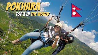 Crazy Paragliding in Pokhara, Nepal  - Pokhara The Most Beautiful City for Paragliding