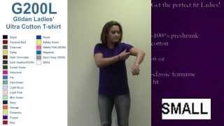 Best Ladies Fit Gildan T-Shirt Sizing Video