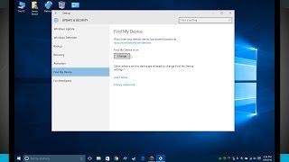 Windows 10 Tips - Using Find My Device