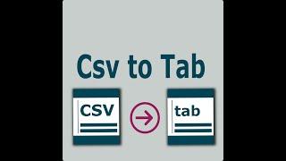 Csv To Tab Delimited