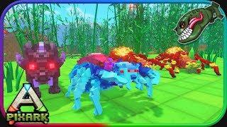 PixArk | Exploring Magic Forest, Gem & Fire Spider Tames, Shadow Leopard #5 (PixArk 1.0 Gameplay)