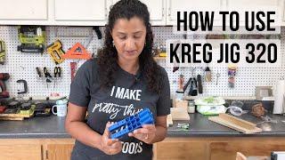 How to use a Kreg Pocket Hole Jig 320 - For Beginners