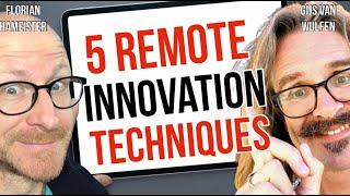 The Best Five Remote Innovation Techniques to Innovate Online