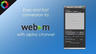 Convert to webm with alpha/transparency for OBS