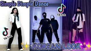 Simple Dimple Dance Transformation Korean Look || Tiktok Complications