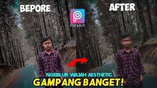 TUTORIAL CARA NGEBLUR WAJAH DI APK PICSART