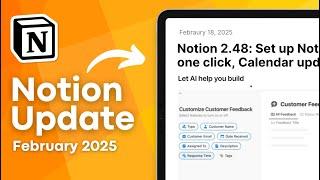 8 NEW Notion Updates You Don't Want to Miss! (February 2025)