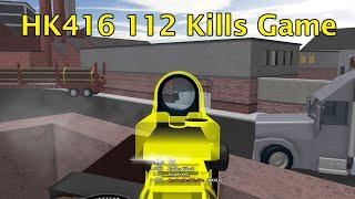 HK416 112 Kills Game in Roblox Phantom Forces (112-16)