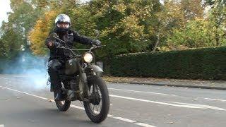 Motorradtour mit der Hercules k125 Bw