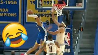 Jordan Poole got blocked and still made the shot | Warriors vs Nuggets