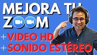 Mejora tu AUDIO en ZOOM a ESTÉREO y aumenta tu calidad de VIDEO a HD