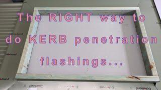 Do you know the right way to detail kerb penetration flashings