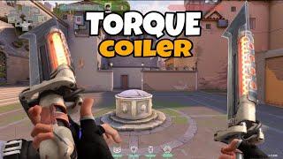 Torque Coiler knife in Gameplay | Valorant Episode 9 Act 3 Battlepass Melee in Gameplay Showcase