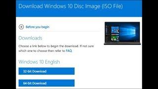 How to Download Windows 10 1903 ISO  from Microsoft