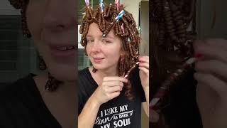I put 300 PAPER straws in my hair and these are the results  #hairstyle #longhair
