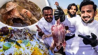 Cooking FULL DUCK  BIRYANI CHALLENGE (بطخ بریانی) Epic Duck Biryani Recipe