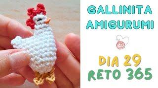 DAY 29  Crocheted chicken  CHALLENGE 365 days #amigurumis #crochet #chicken