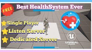 Best HealthSystem For Unreal Engine 5 (Single and Multiplayer Games) @UnrealEngine @iamsince1998