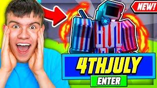 *NEW* ALL WORKING 4TH JULY UPDATE CODES FOR TOILET TOWER DEFENSE! ROBLOX TOILET TOWER DEFENSE CODES