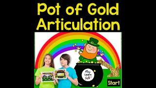 Pot of Gold Tutorial - Speech Therapy - Boom Cards