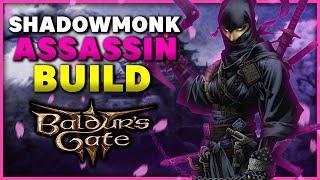 Best Shadow Monk Assassin BG3 Build