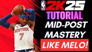 Create MID-POST combos like CARMELO ANTHONY in NBA 2K25!