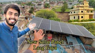 New Ghar Solar Panel Laag Gaya  ALHAMDULILLAH  New Solar Laag Gaya | Zohaib Pendu