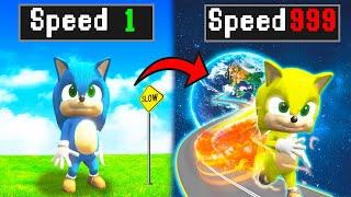 Upgrading BABY SONIC to the FASTEST EVER in GTA 5