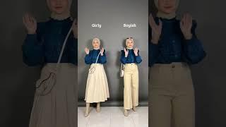 BLOUSE OUTFIT IDEAS | OOTD HIJAB + Link Produk dikomentar #shorts #ootdhijab #blouse