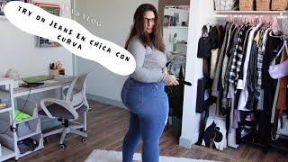 Try on Vaqueros/Jeans - Version modelo con curvas