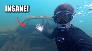 I FOUND LOST CARS AND BOATS UNDERWATER WHILE SCUBA DIVING!