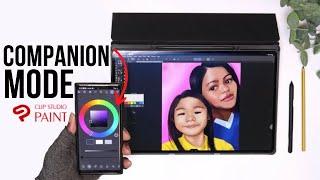 Clip Studio Paint | new feature COMPANION MODE for Samsung Galaxy devices