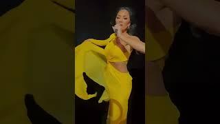 Nicole Sherzinger trying Celine Dion tiktok trend