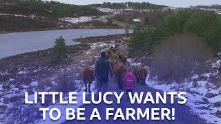 Little Lucy Wants To Be A Farmer | This Farming Life | BBC Scotland