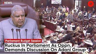 Budget Session: Ruckus In Parliament As Opposition Demands Discussion On Adani Group