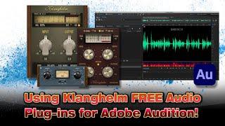FREE Audio Plugins for Adobe Audition by Klanghelm