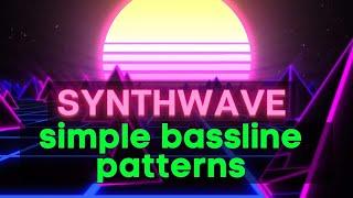 Typical Synthwave Bass Line Patterns - Explained