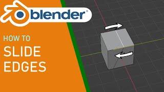 Blender how to slide edges