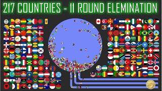 217 Countries - 11 Round Ultimate Eliminations | WORLD MARBLE RACE #14