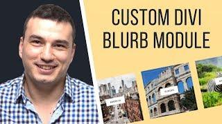 Divi Blurb Module Design With Hover Effect And Zoom Effects
