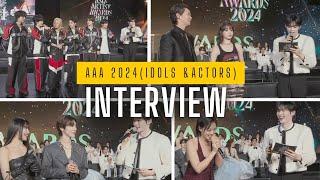 [ENG SUB] AAA 2024 MC Sung Hanbin interview (NCT 127, chewon, ten, natty, Bibi etc)