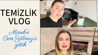 MÜNİH’DE CEM YILMAZ’IN SHOWUNDAYIZ/DOĞUM GÜNÜ SONRASI TEMİZLİK VLOG/BANYO DÜZENİM SALON TEMİZLİĞİ🫧