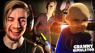 CLOSE TO TEARS FROM THIS GAME. || Granny Simulator (W/ Dawko)