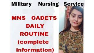 MNS cadets daily routine