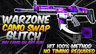 WARZONE CAMO SWAP GLITCH TUTORIAL THAT YOU CAN HIT 100% EVERYTIME! *NO TIMING REQUIRED!*