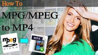 How to Convert MPG/MPEG to MP4 [iMedia Converter Deluxe]